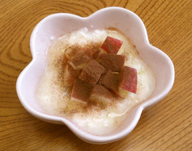 りんごとココアのヨーグルト♡