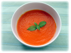 薬膳家レシピ：赤い野菜の冷製スープの画像