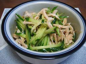 ☆即席1品☆ササミキュウリの中華風サラダ