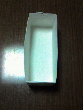 牛乳パックでパウンド型