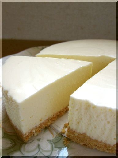 レアチーズケーキの画像