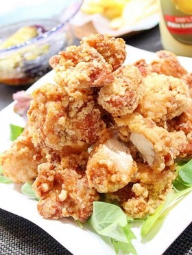カリッカリ♪我が家自慢の鶏の竜田揚げ