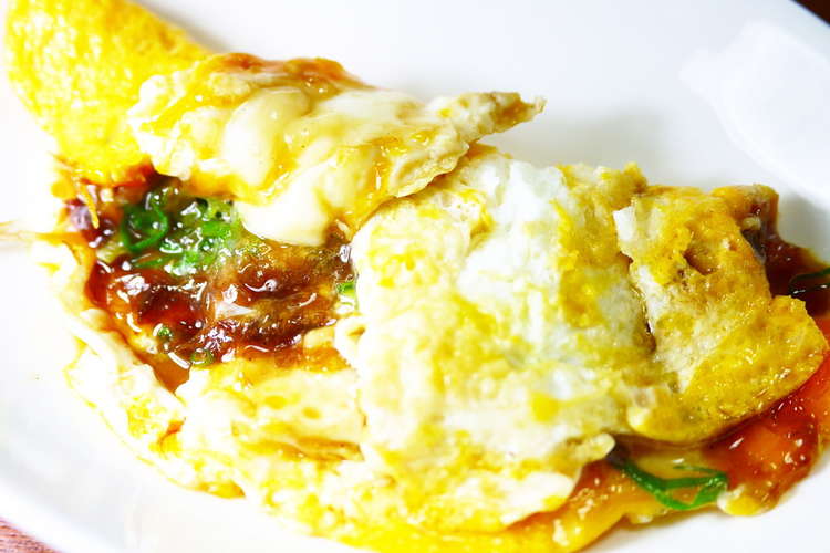 朝食の卵料理に お好み焼き風 オムレツ レシピ 作り方 By ほっこり の クックパッド 簡単おいしいみんなのレシピが351万品
