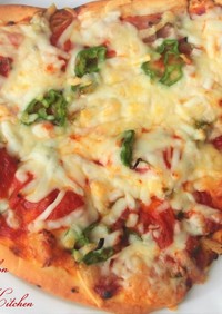 決定版♡パリパリ生地のトマトソースピザ