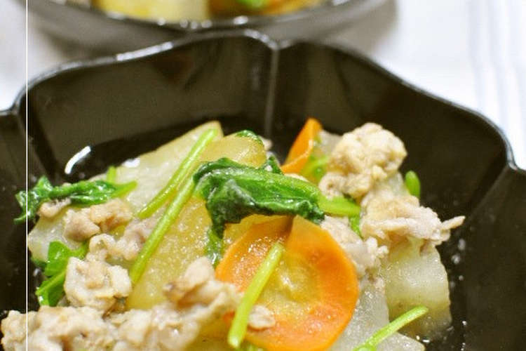 簡単 旬の冬瓜と豚肉のほっとけ蒸し煮 レシピ 作り方 By まめ小路まめ子 クックパッド 簡単おいしいみんなのレシピが352万品