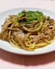 舞茸と豚肉のスパゲティ