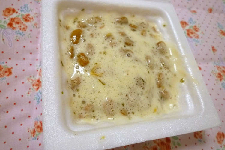 納豆 お酢 ふわふわ泡納豆 レシピ 作り方 By あーもこ クックパッド 簡単おいしいみんなのレシピが356万品