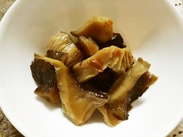 赤唐辛子でピリッと♪干し椎茸の簡単含め煮の画像