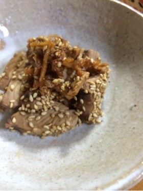 生鰹の刺身で佃煮風(無水鍋QC使用)の画像