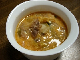 キムチリチリスープ