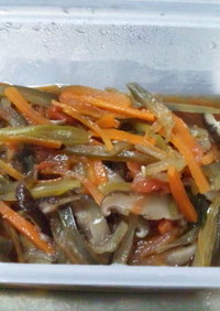 野菜を食べる素麺つゆ