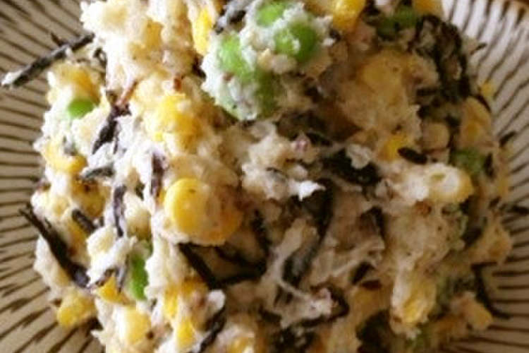 枝豆コーンとひじきのポテサラ レシピ 作り方 By あんぶらっせ クックパッド 簡単おいしいみんなのレシピが358万品