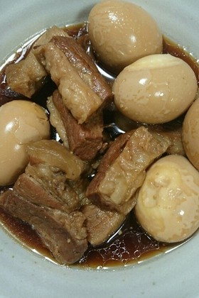 炭酸水で豚の角煮