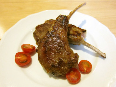 NZ産ラム肉のエスニックソテーの写真