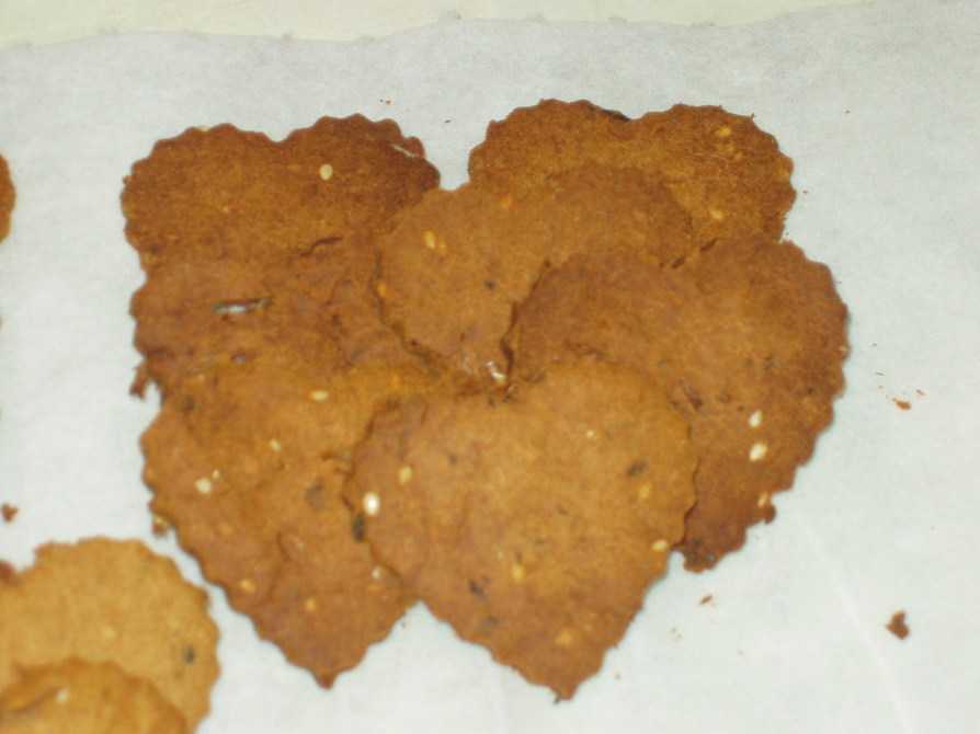 残った佃煮で簡単きな粉クッキーの画像