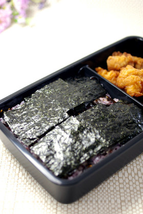 しそ香る。ゆかりでのり弁