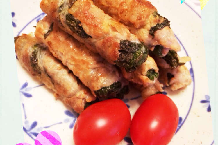 大量消費 豚肉のシソ巻き レシピ 作り方 By 眠り姫abc クックパッド