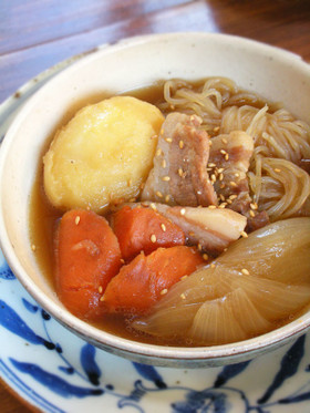 我家の定番 フライパンで作る肉じゃが