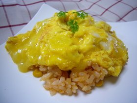 炊飯器deとろりん☆チーズオムライス