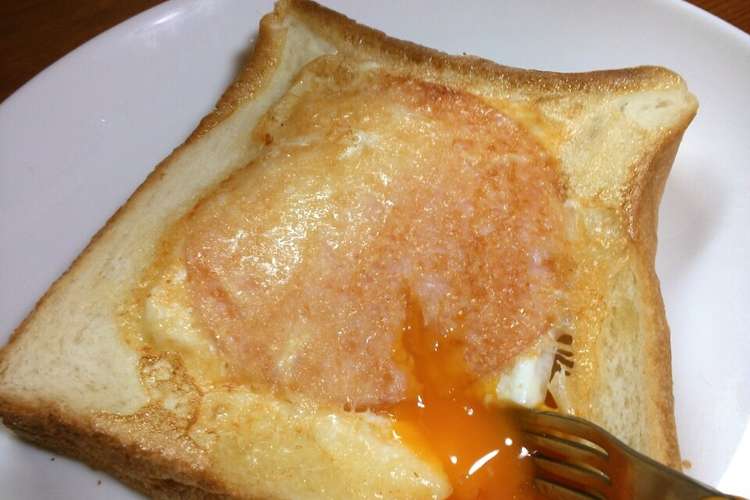 中から卵がとろ り ハム チーズ食パン レシピ 作り方 By Cynical13 クックパッド