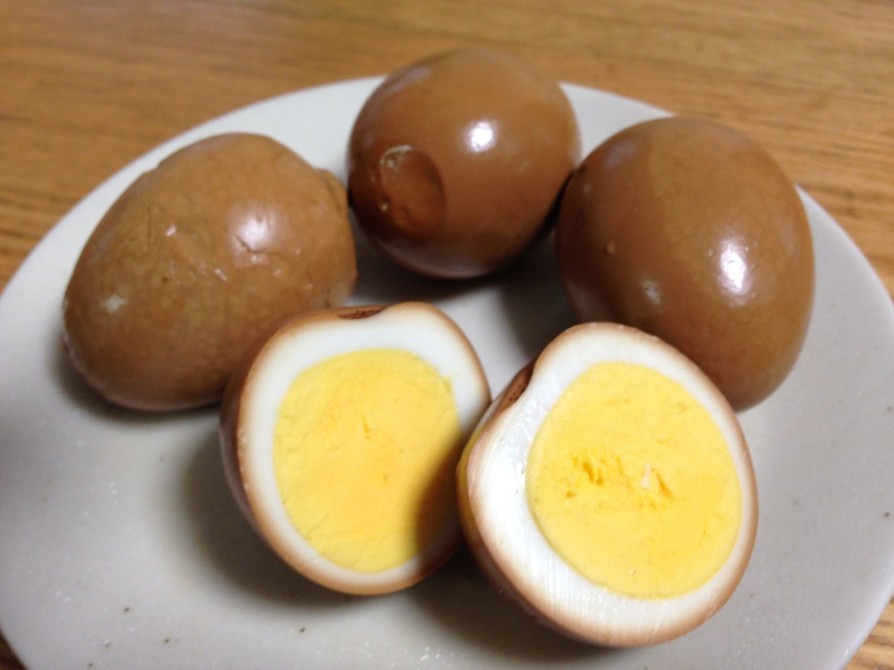 簡単！！ゆで卵の燻製の画像