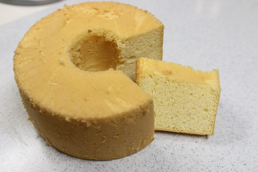 大豆粉のシフォンケーキの画像