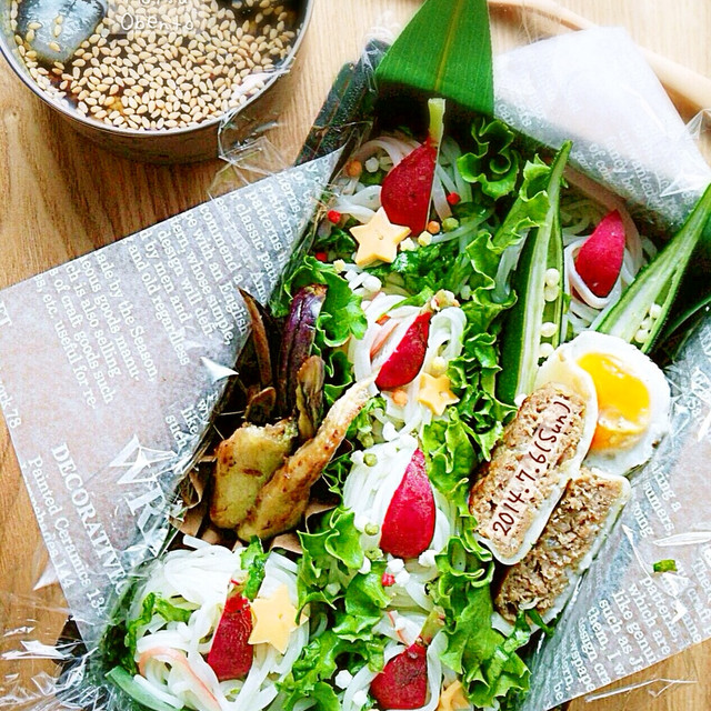 七夕noキラキラお素麺弁当 レシピ 作り方 By 鬼嫁もつ クックパッド 簡単おいしいみんなのレシピが378万品