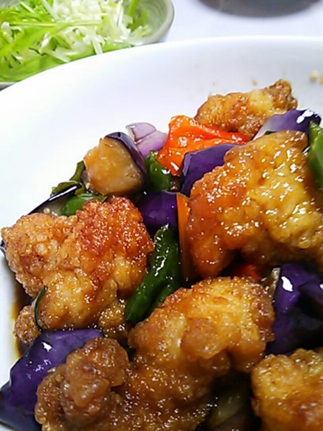 夏野菜で唐揚げアレンジ☆ by 茜音＊ 【クックパッド】 簡単おいしいみんなのレシピが350万品