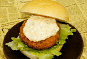 さばメンチバーガー