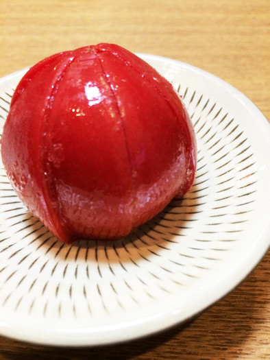 暑い日に〜簡単すぎる☆冷凍☆塩トマトの写真
