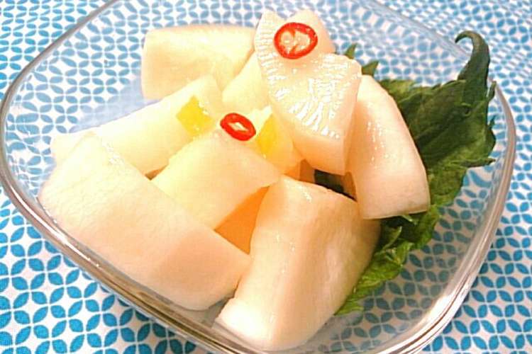 夏大根の甘酢漬け ほんのりレモン味 レシピ 作り方 By ウマウマ亭 クックパッド 簡単おいしいみんなのレシピが352万品