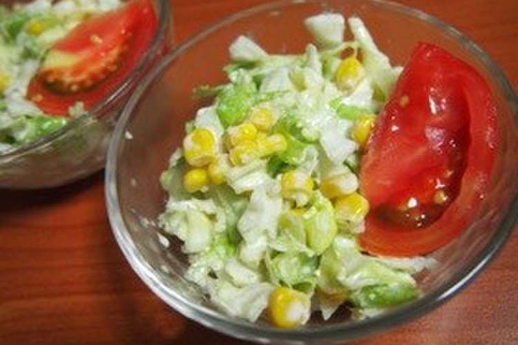 レタスとキャベツのコールスロー レシピ 作り方 By Easycook クックパッド