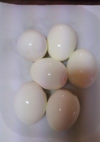 半熟卵やゆで卵を綺麗に剥く方法(^^)