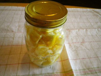 自家製塩レモンの作り方の写真