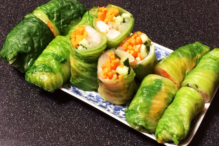 レタスの生春巻き レシピ 作り方 By Citronciel クックパッド 簡単おいしいみんなのレシピが356万品