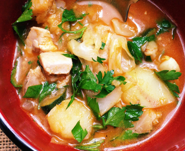 ボルシチ風野菜たっぷりスープの画像