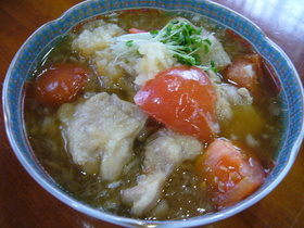 鶏とトマトのみぞれ煮