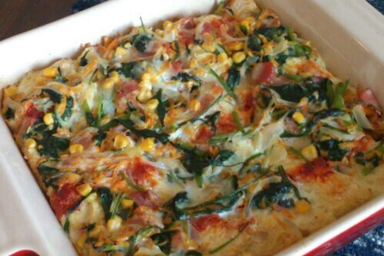 簡単華やか お食事パンプディング レシピ 作り方 By Tomobanana クックパッド 簡単おいしいみんなのレシピが375万品