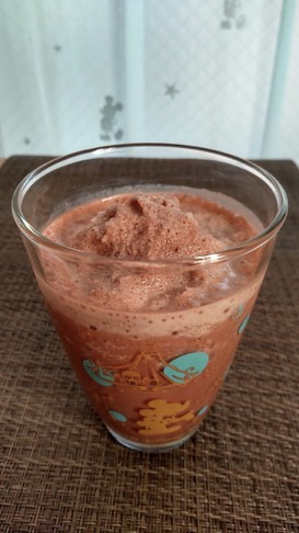 スタバ気分♪アイスココアのフラペチーノ