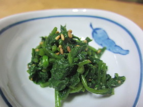 空芯菜のさっぱりおひたし