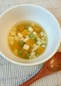 離乳食中期〜☆高野豆腐とかぼちゃの煮物