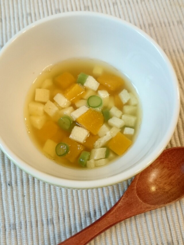 離乳食中期〜☆高野豆腐とかぼちゃの煮物 by あいもも★ 【クックパッド】 簡単おいしいみんなのレシピが356万品