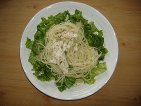 超かんたんジェノベーゼ風パスタ