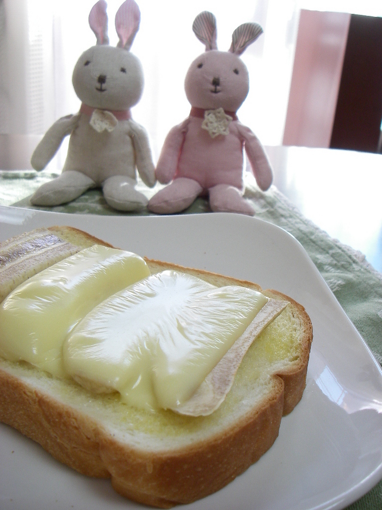 バナナ☆チーズトーストの画像