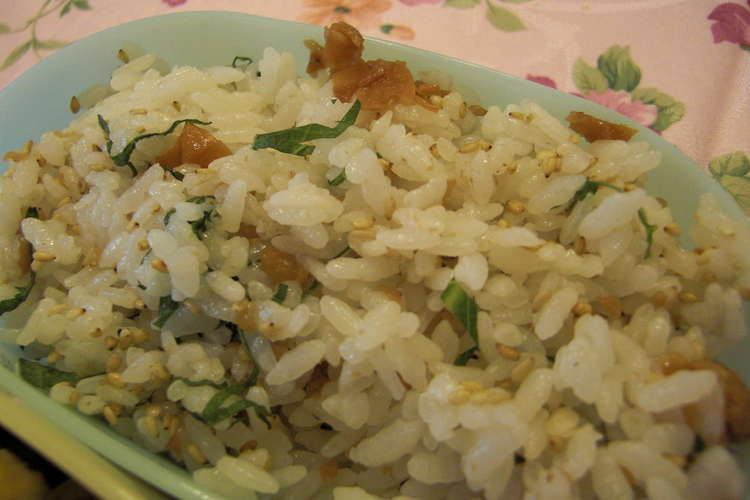 夏のお弁当に 梅しそ混ぜご飯 レシピ 作り方 By チャコちやん クックパッド 簡単おいしいみんなのレシピが352万品