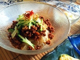 白滝de肉味噌ビビン麺風の画像