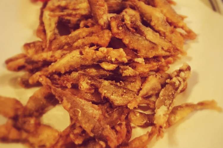 子供に おつまみに 豆あじの唐揚げ レシピ 作り方 By ニャン吉 クックパッド 簡単おいしいみんなのレシピが364万品
