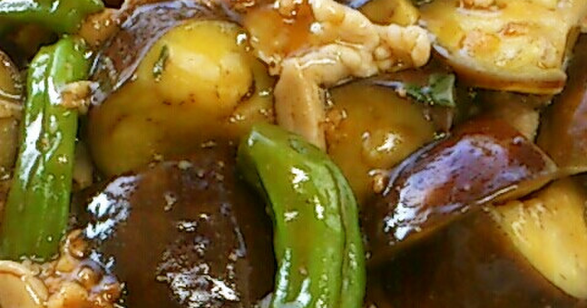 (σ・∀・)σ麻婆豆腐の素で【麻婆茄子】 (σ・∀・)σ麻婆豆腐の素で【麻婆茄子】