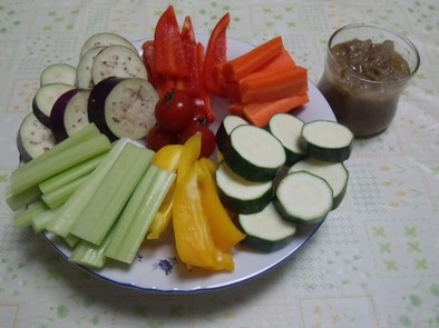 野菜を美味しく食べるバーニャカウダの写真