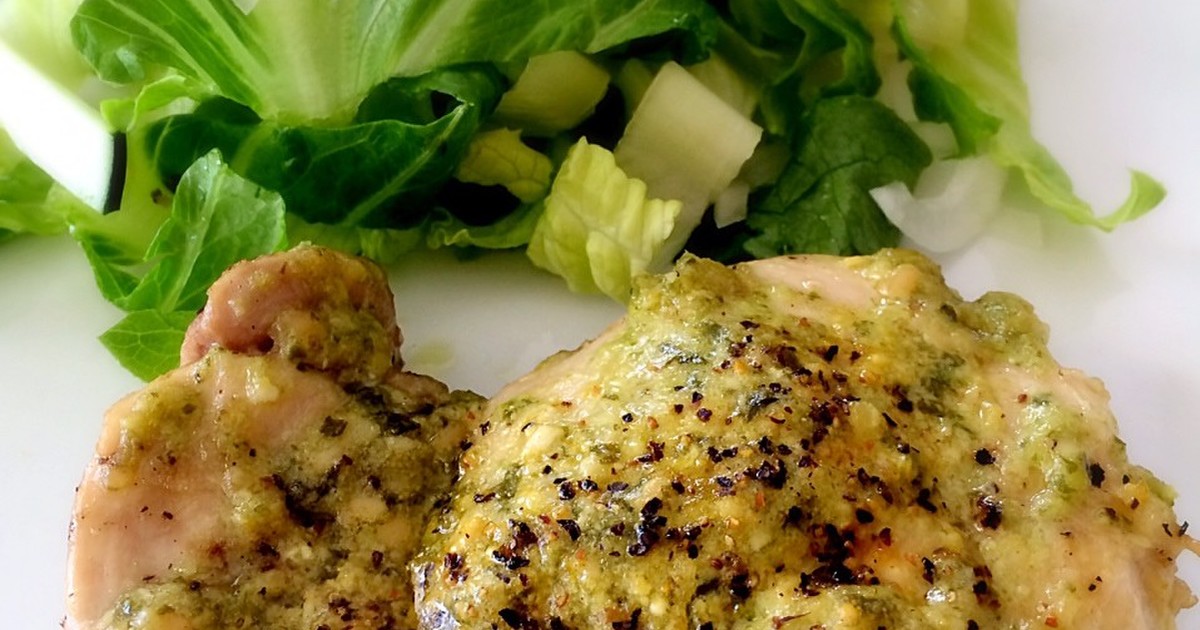 チキンレッグクォーターのオーブン焼き レシピ